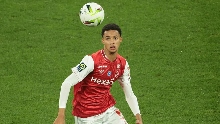 Amir Richardson in action for Reims. - null