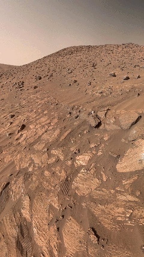 Martian surface view |
