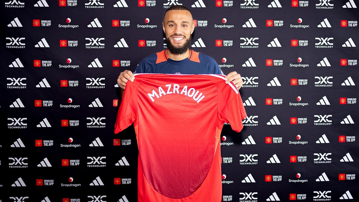 Manchester United's new signing, Noussair Mazraoui.