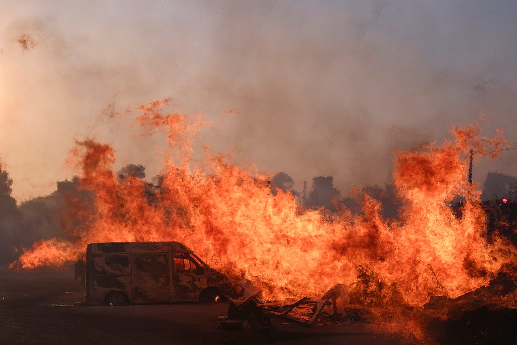 greece wildfires 