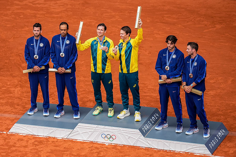 Photo: AP/Manu Fernandez : Paris Olympic Tennis