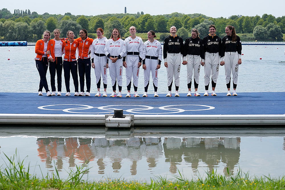 2024 Paris Olympics Rowing Medallists_womens quadruple sculls rowing