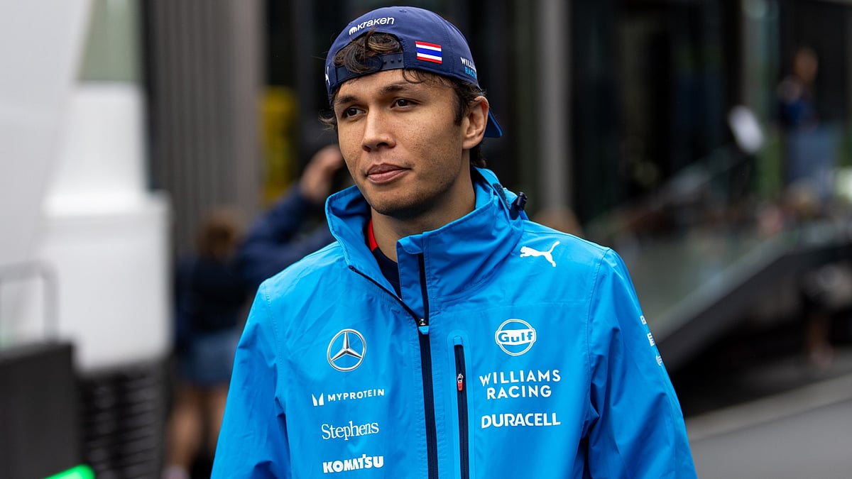 Alex Albon at the Belgian Grand Prix.