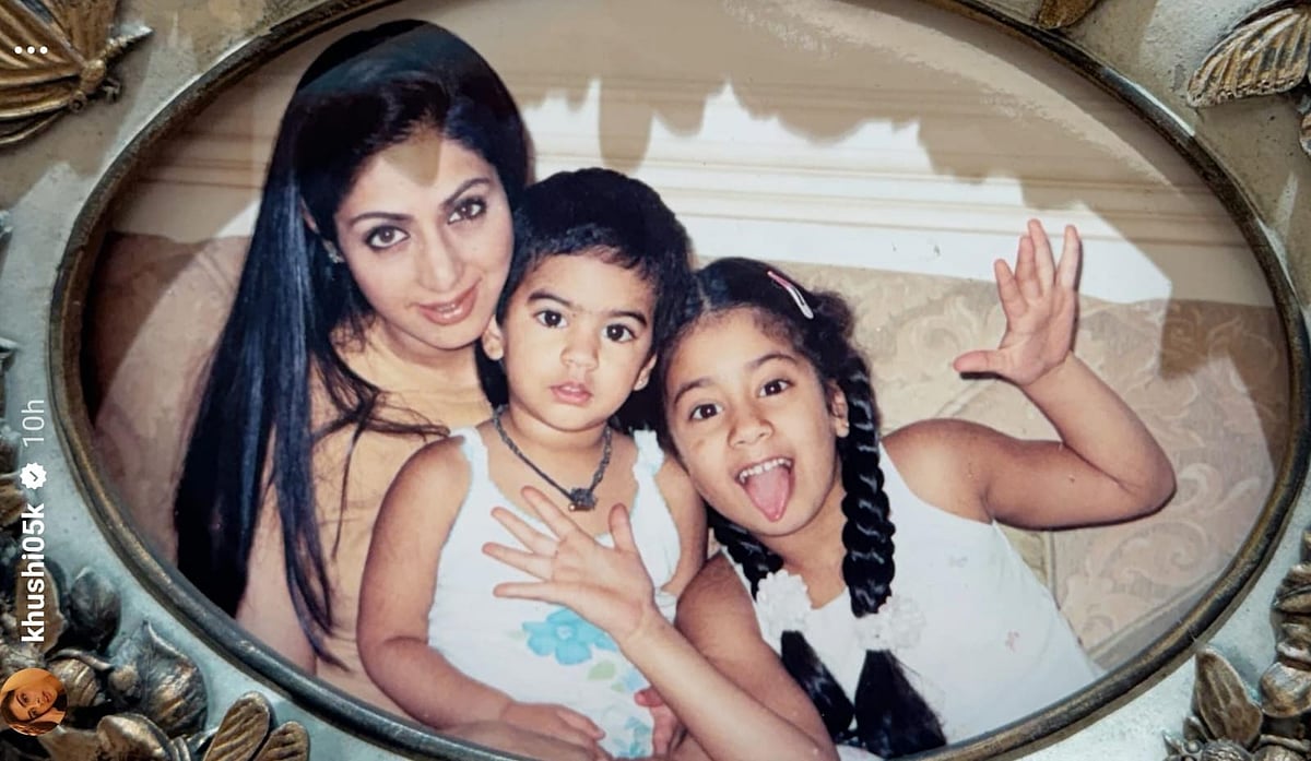 Khushi Kapoors birthday post for her mom Sridevi