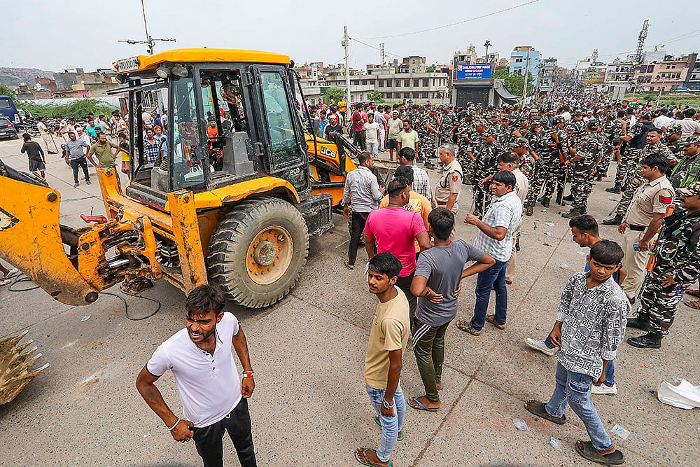 Demolition drive in Delhi