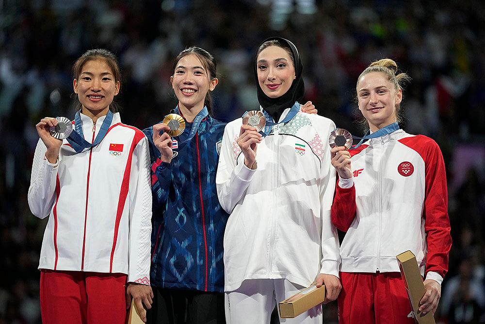 2024 Paris Olympics Taekwondo Medallists_womens 49kg Taekwondo competition