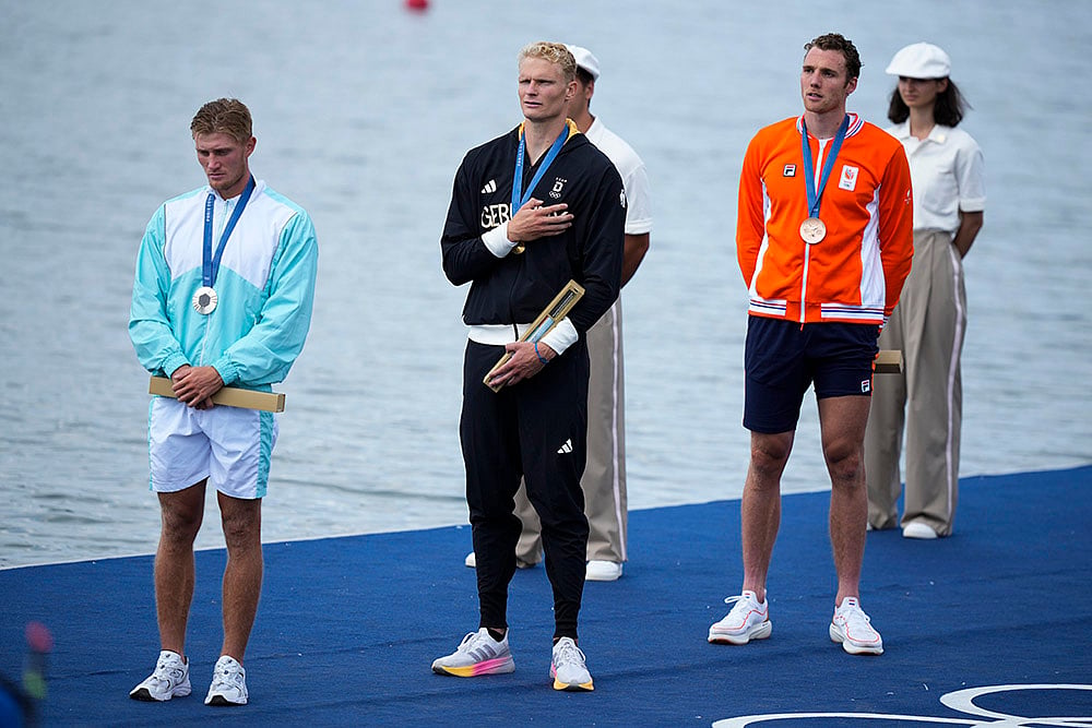 2024 Paris Olympics Rowing Medallists_mens single sculls rowing final