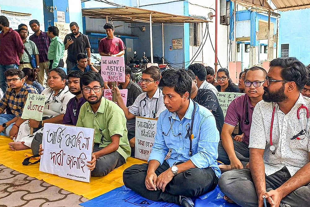 Doctors protest against Kolkata trainee doctors Rape and Murder_6