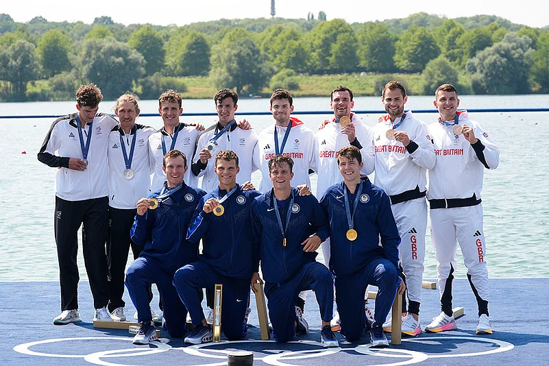 2024 Paris Olympics Rowing Medallists_mens rowing four