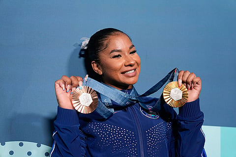 Jordan Chiles, of the United States