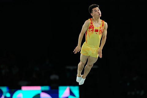 Paris Olympics Games Gymnastics Trampoline