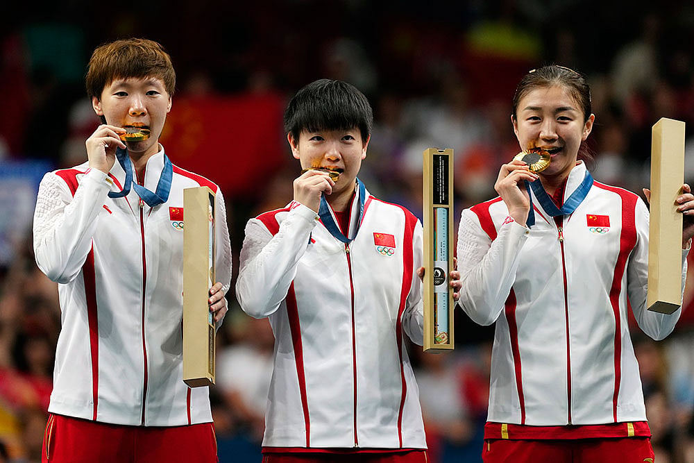 Paris 2024 Olympics Table Tennis China team