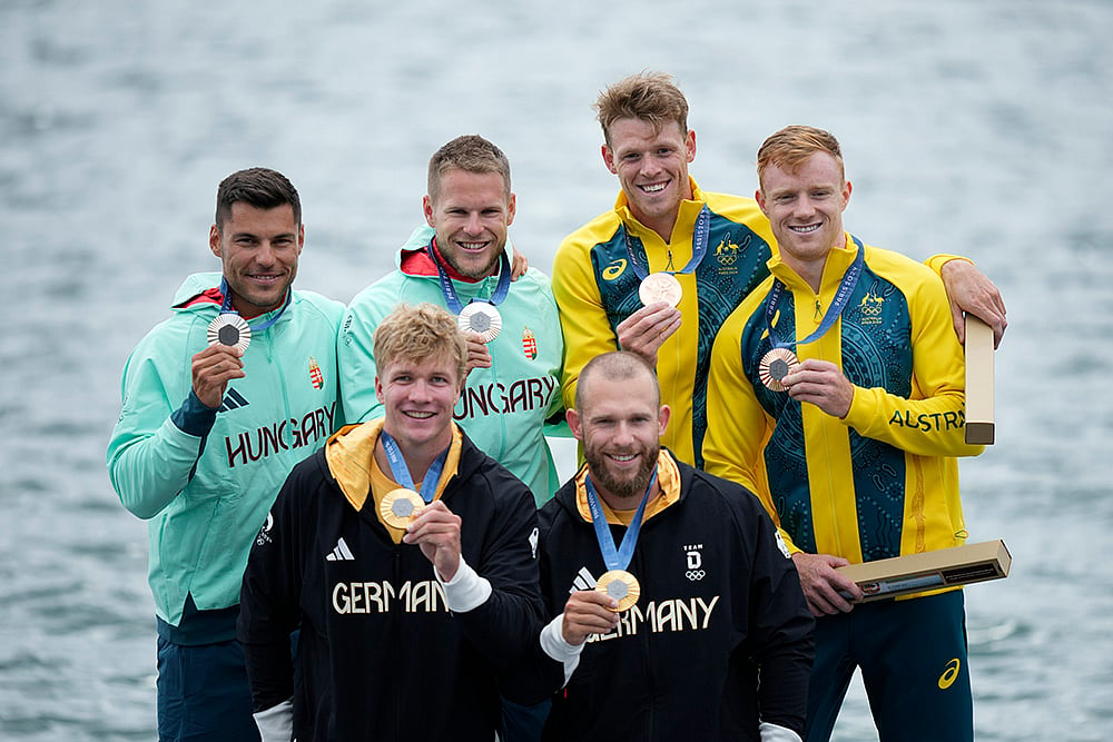 2024 Paris Olympics Canoe Sprint Medallists_Mens K-2 500 metres finals