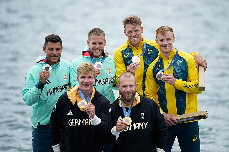 2024 Paris Olympics Canoe Sprint Medallists_Mens K-2 500 metres finals