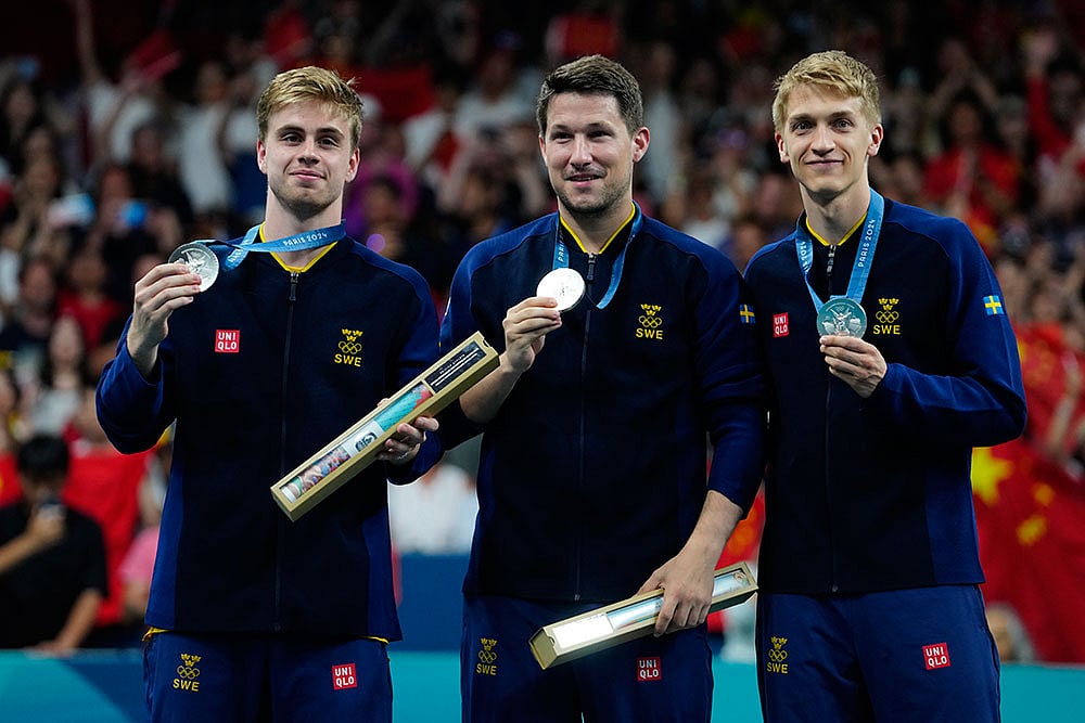 2024 Summer Olympics Table Tennis Sweden team