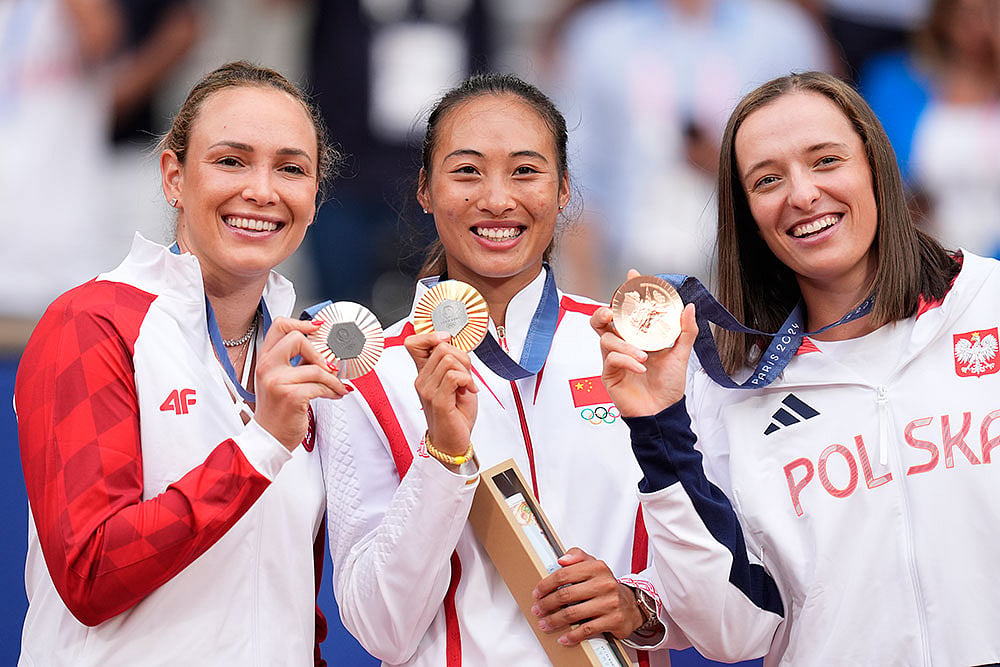 Iga Swiatek, Donna Vekic & Zheng Qinwen