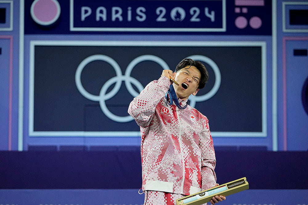 2024 Paris Olympic Breaking Medallists_Gold medallist Canadas Philip Kim known as B-Boy Phil Wizard