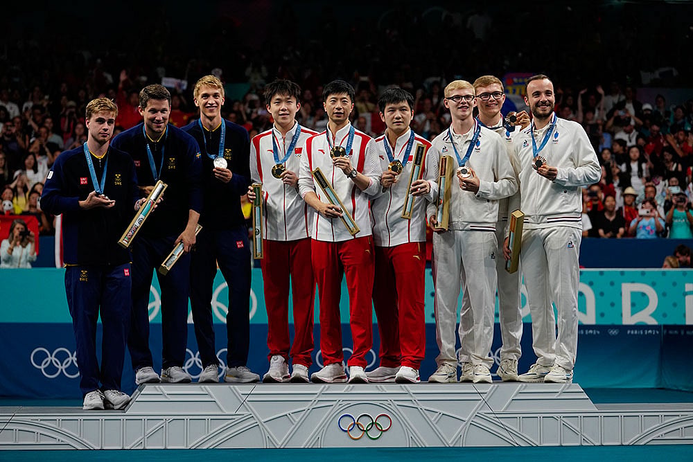 Paris Olympics 2024 Table Tennis team China