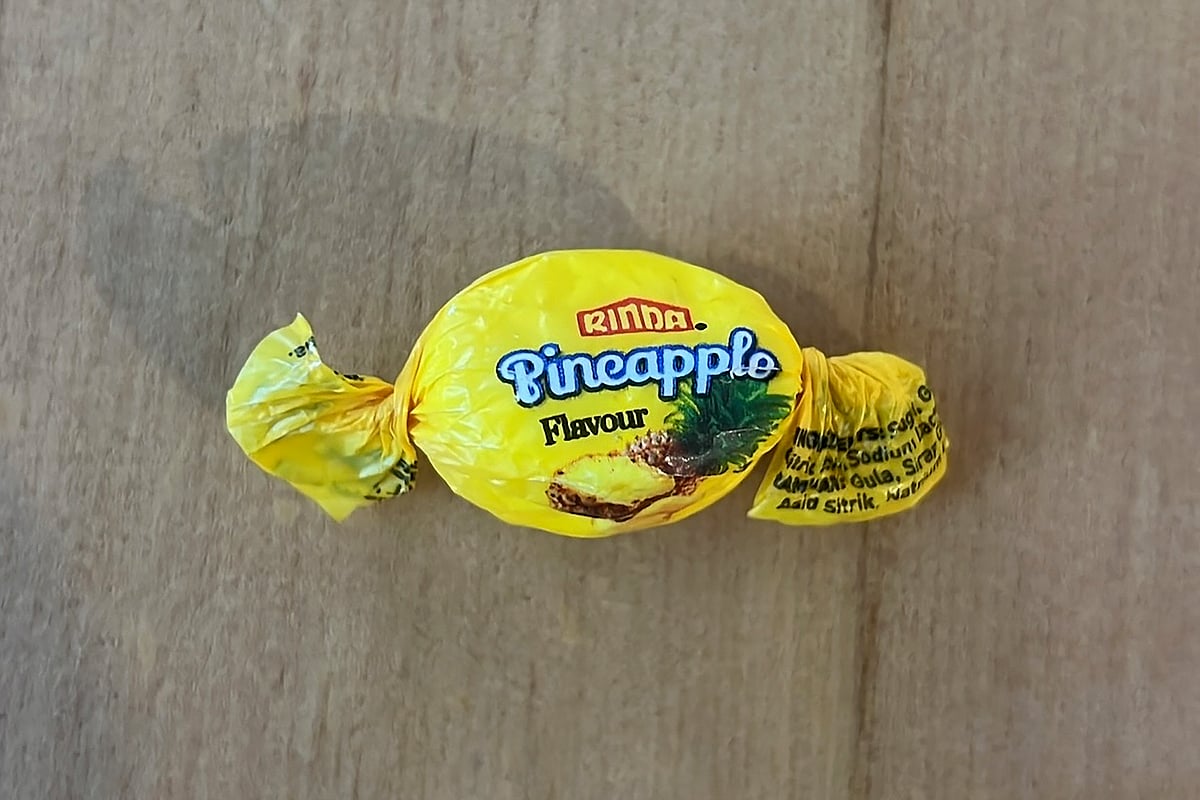 The meth candy unknowingly distributed in the food parcels | 