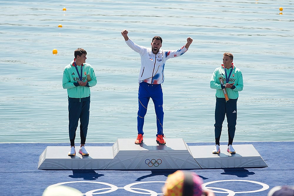 2024 Paris Olympics Canoe Sprint Medallists_mens kayak single 1000-meter finals