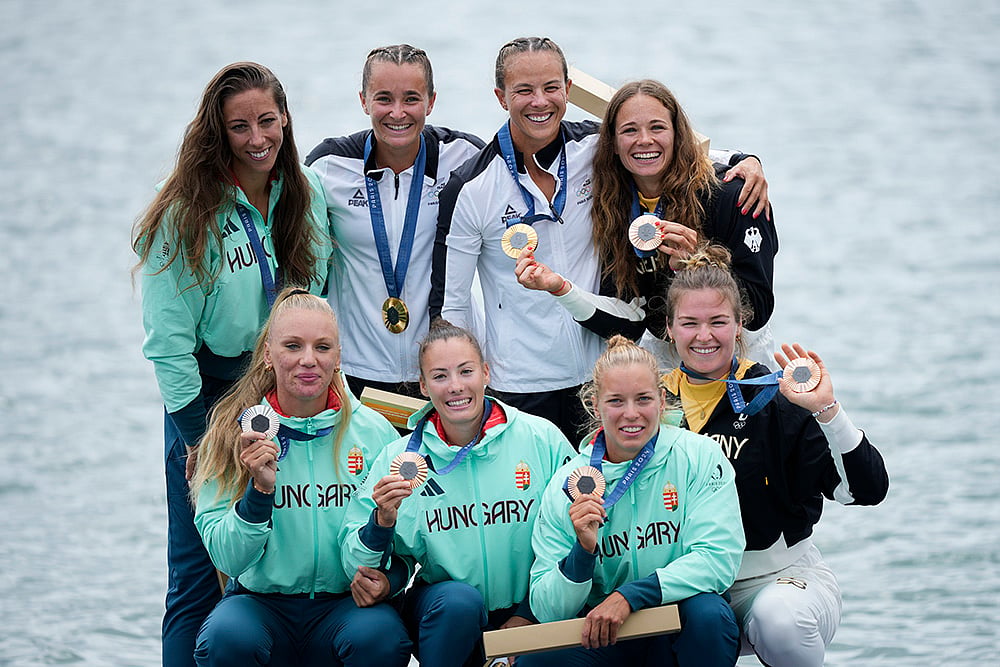 2024 Paris Olympics Canoe Sprint Medallists_womens kayak double 500-meter finals