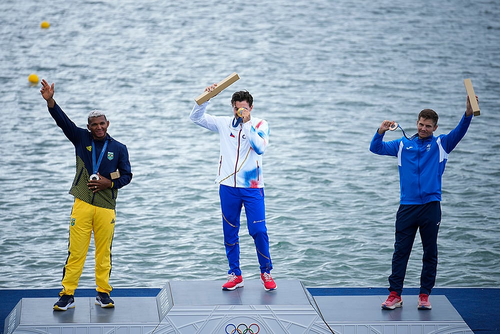 2024 Paris Olympics Canoe Sprint Medallists_mens canoe single 1000-meter finals