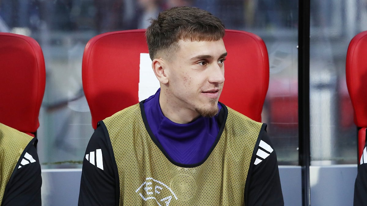 New Brighton signing Brajan Gruda.