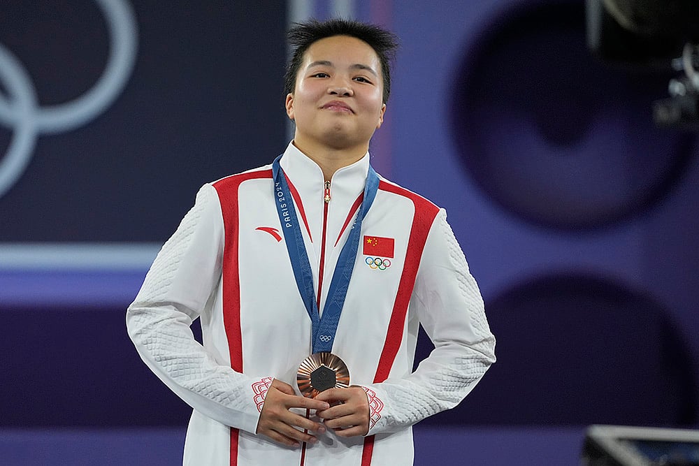 2024 Paris Olympic Breaking Medallists_Bronze medallist Chinas Qingyi Liu, known as B-Girl 671