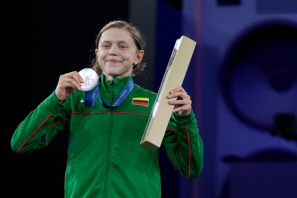 Paris Olympic Breaking Medallist_Silver medallist Lithuania Dominika Banevic, known as B-Girl Nicka