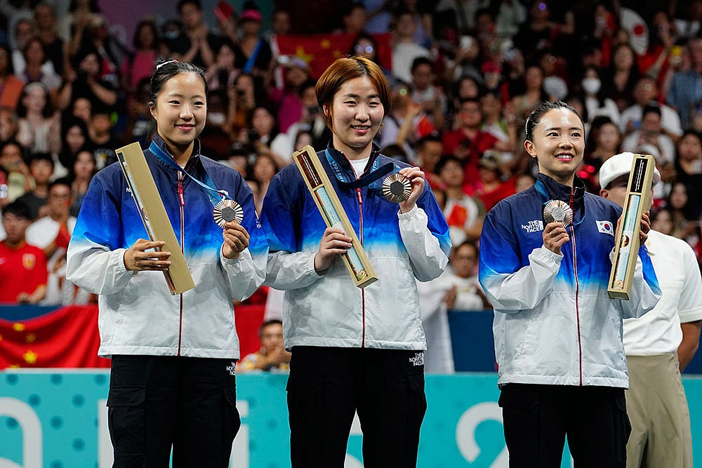 Paris Olympics 2024 Table Tennis South Korea  team