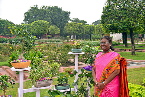 Prez Murmu at Amrit Udyan opening
