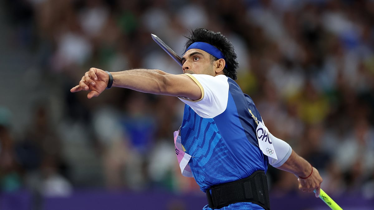 neeraj chopra wins silvers medal at paris X