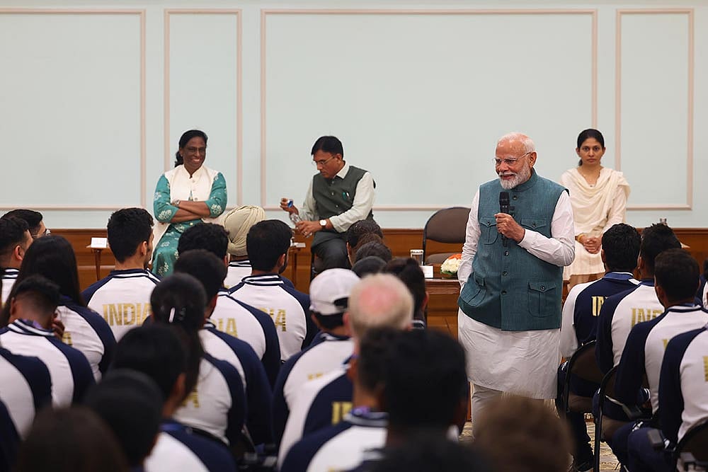 Indian Olympics Contingent meets PM Modi