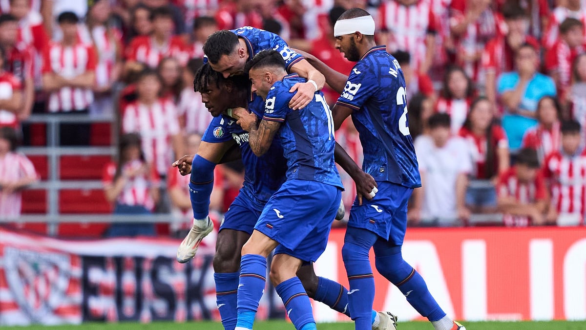 Getafe goalscorer Christantus Uche