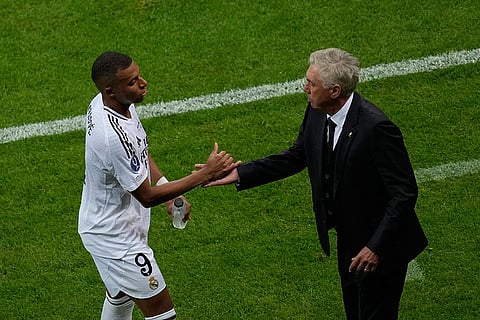 Real Madrid's Kylian Mbappe