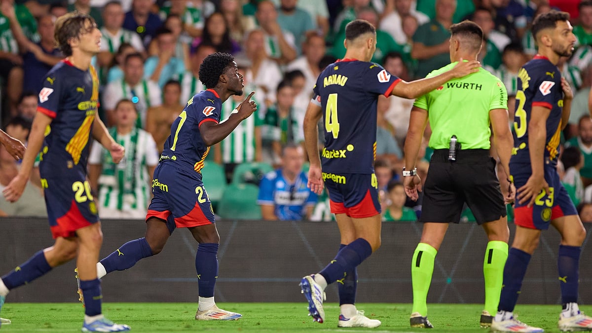 Girona goalscorer, Gabriel Misehouy.