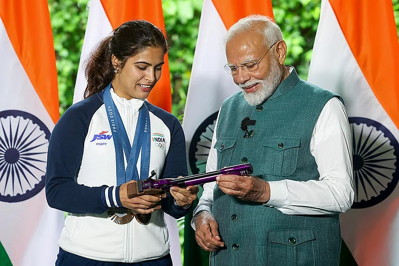 Indian Olympics Contingent meets PM Modi