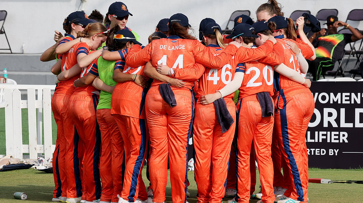 X/zimbabwewomen : Netherlands finished with eight points from six games in the ICC Women’s T20 World Cup Europe Qualifier Division 1.