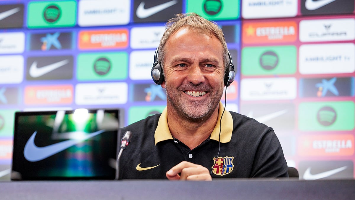 Barcelona head coach, Hansi Flick - null