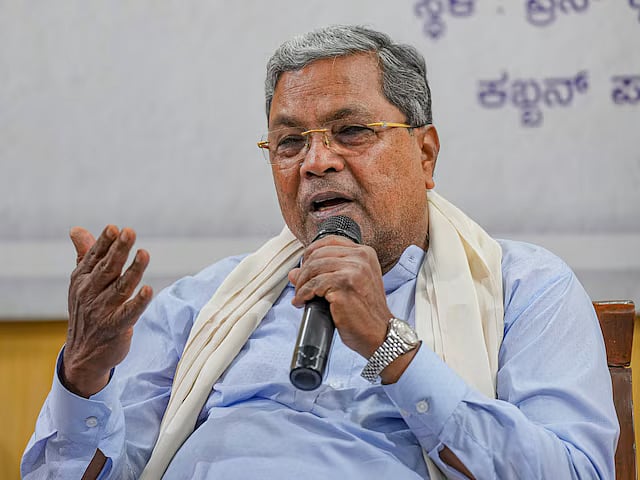| Photo: PTI : Karnataka CM Siddaramaiah