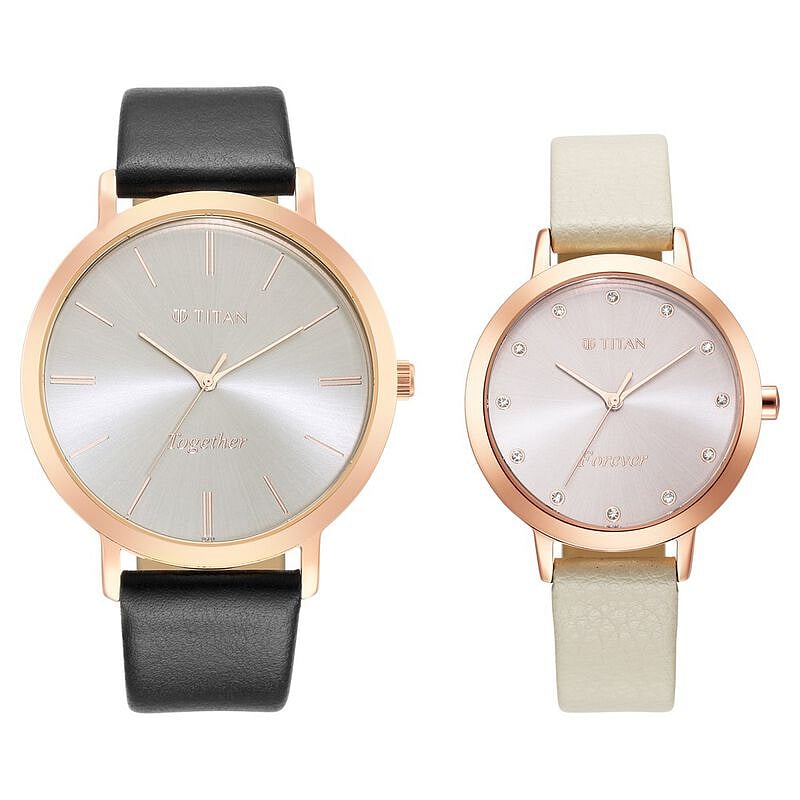Personalized Name Grey Titan Watch