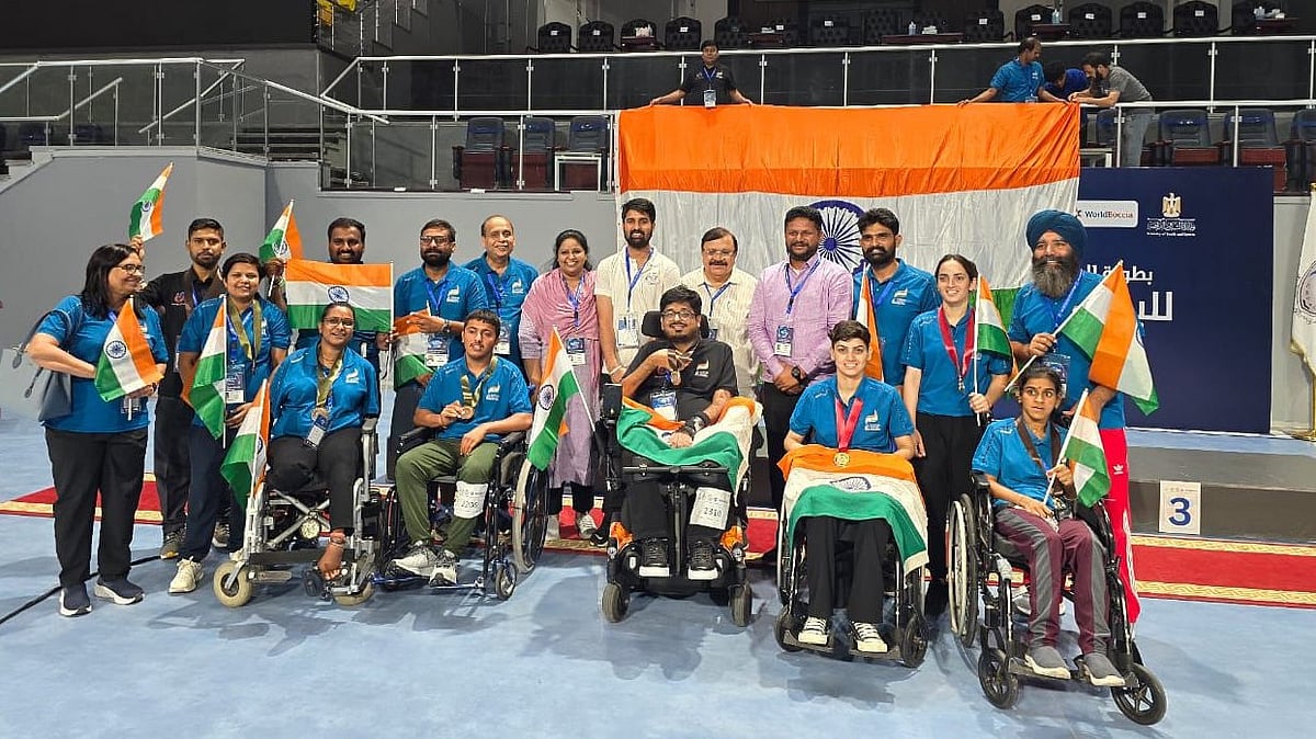 Indian Paris Paralympics 2024 contingent.  - X | Paralympic India