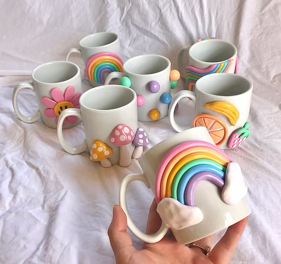Colourful Quirky Coffee Mug