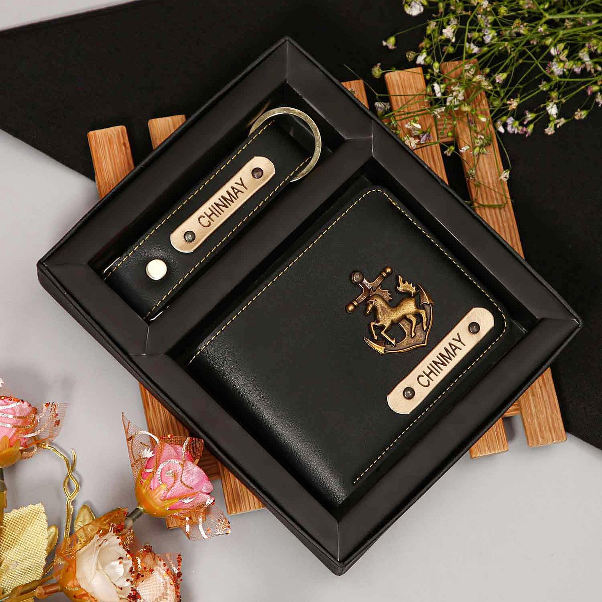 Personalized keychain and wallet