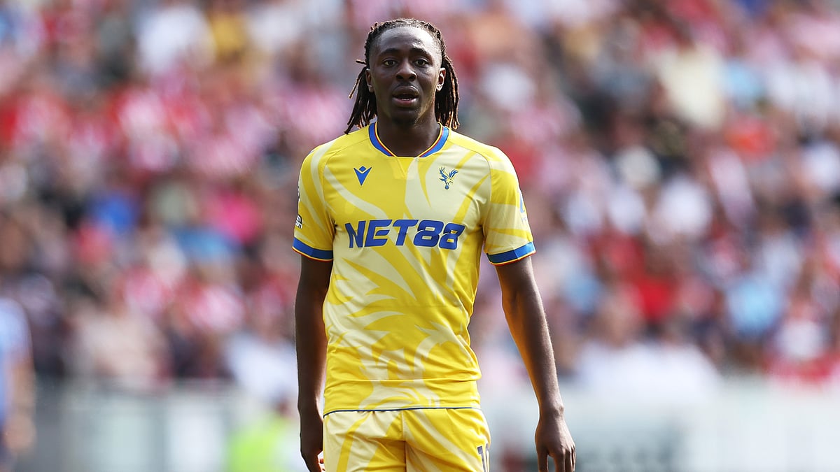 Eberechi Eze saw a wonderful strike disallowed in Crystal Palace's loss to Brentford. - null