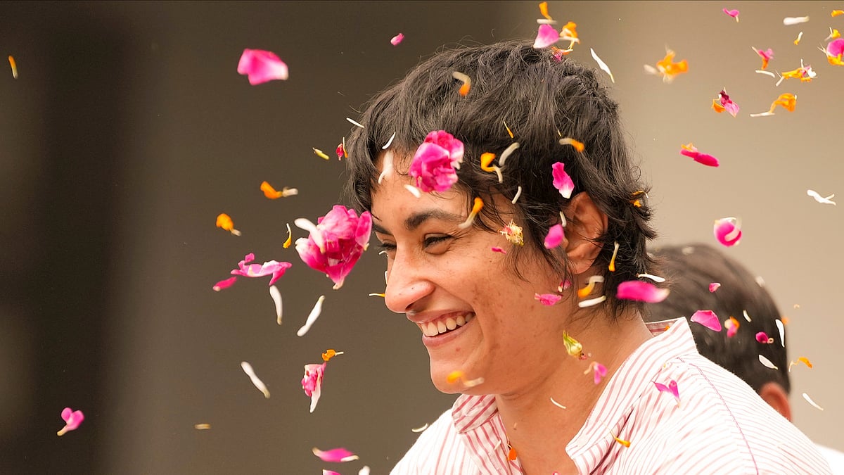 Vinesh Phogat joined the Congress party earlier on Friday | 