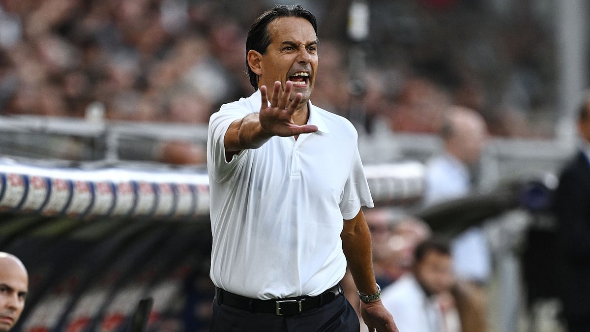 Inzaghi was left frustrated after Genoa's late leveller. - null