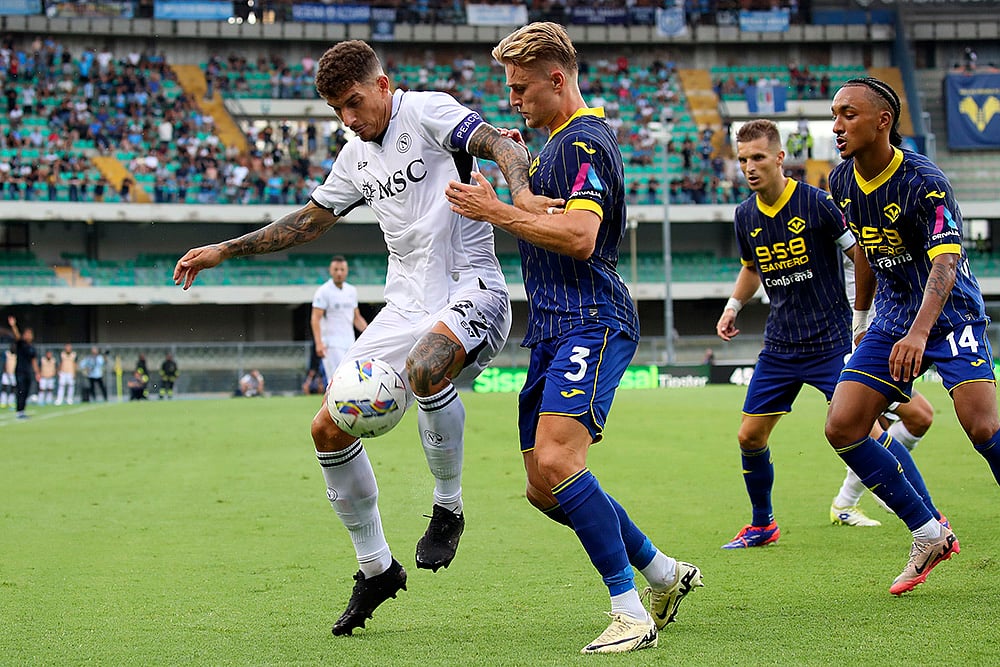 2024-25 Italy Serie A Soccer, Napoli vs Hellas Verona football_3