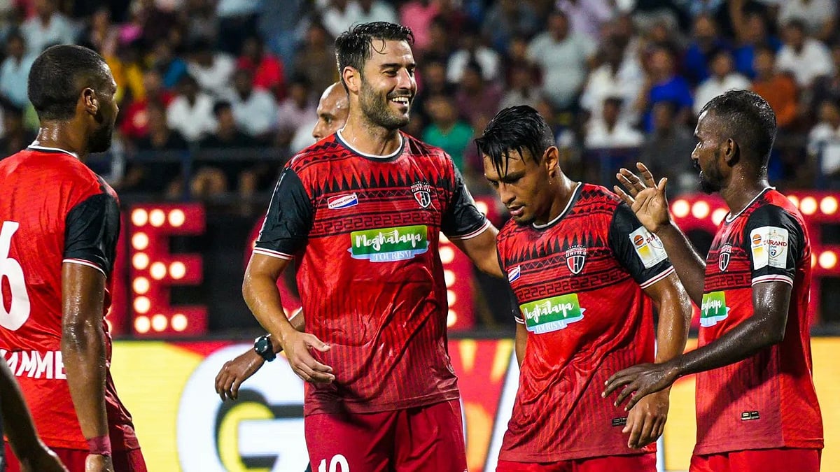 X/Durand Cup : NorthEast United FC in action.