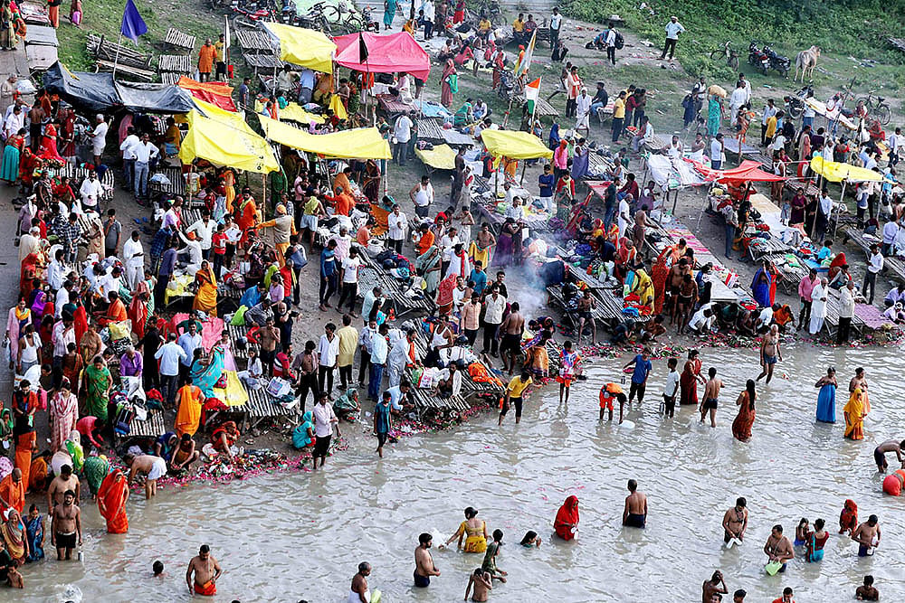 Shravan Purnima festival at Phaphamau in Prayagraj
